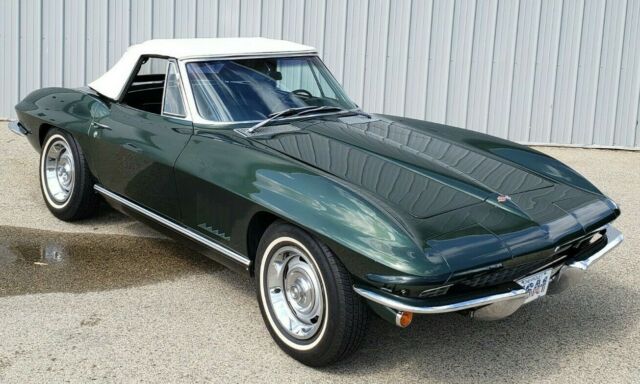 1967 Goodwood Green Chevrolet Corvette Convertible