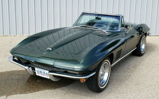 1967 Goodwood Green Chevrolet Corvette Convertible