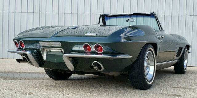 1967 Goodwood Green Chevrolet Corvette Convertible