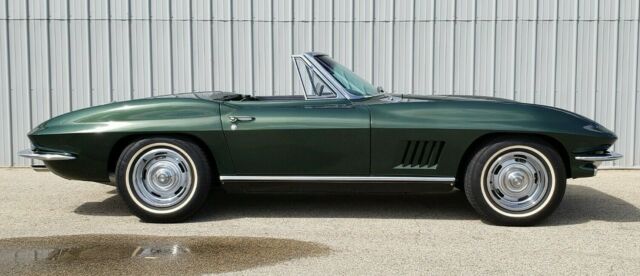 1967 Goodwood Green Chevrolet Corvette Convertible
