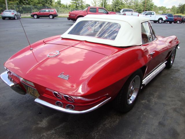 1967 Rally Red Chevrolet Corvette Convertible