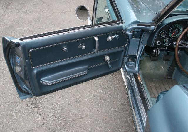 1967 Blue Chevrolet Corvette Convertible