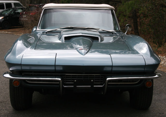 1967 Blue Chevrolet Corvette Convertible