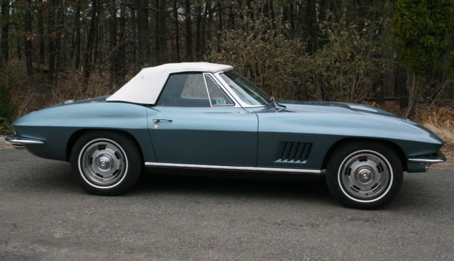1967 Blue Chevrolet Corvette Convertible