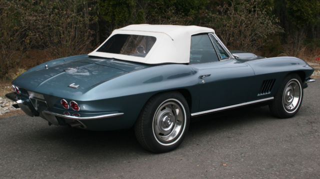 1967 Blue Chevrolet Corvette Convertible