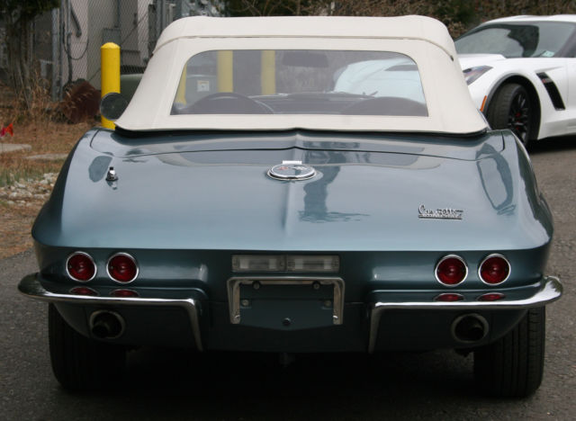 1967 Blue Chevrolet Corvette Convertible