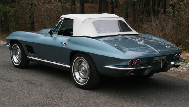 1967 Blue Chevrolet Corvette Convertible