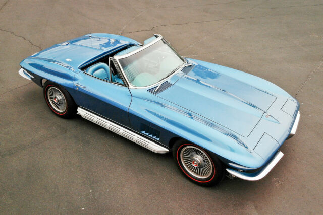 1967 Marina Blue Chevrolet Corvette Convertible