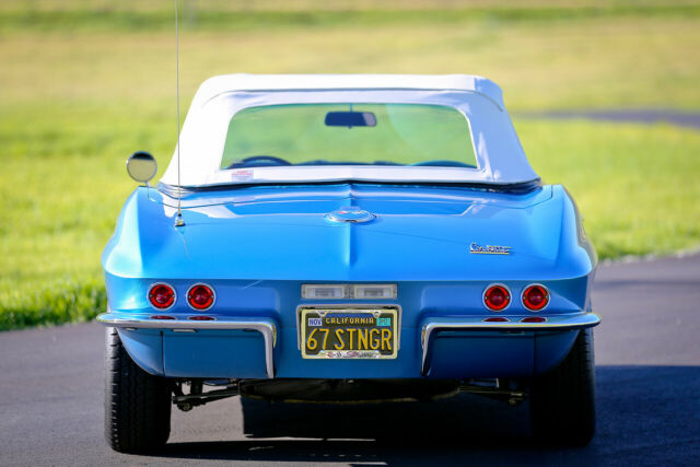 1967 Marina Blue Chevrolet Corvette Convertible