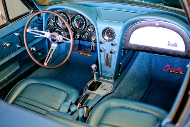 1967 Marina Blue Chevrolet Corvette Convertible