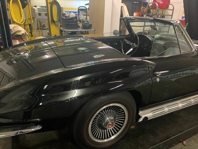 1967 Black Chevrolet Corvette Convertible
