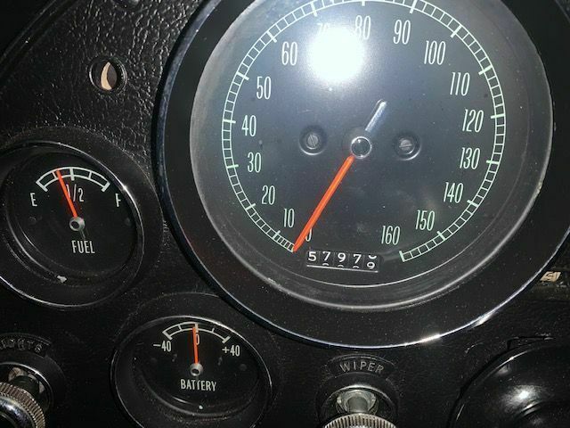 1967 Black Chevrolet Corvette Convertible