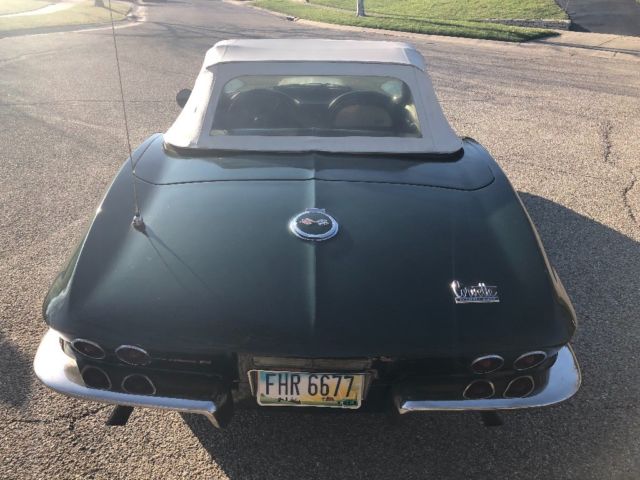 1967 Goodwood Green Chevrolet Corvette Convertible