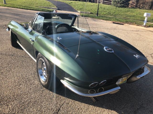1967 Goodwood Green Chevrolet Corvette Convertible