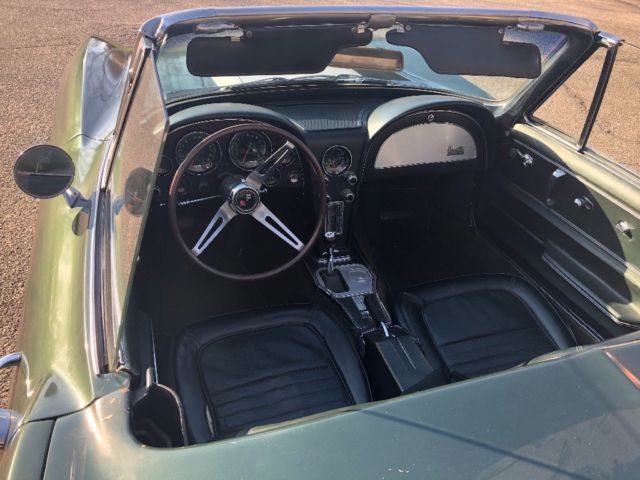 1967 Goodwood Green Chevrolet Corvette Convertible