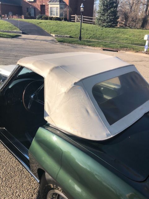 1967 Goodwood Green Chevrolet Corvette Convertible