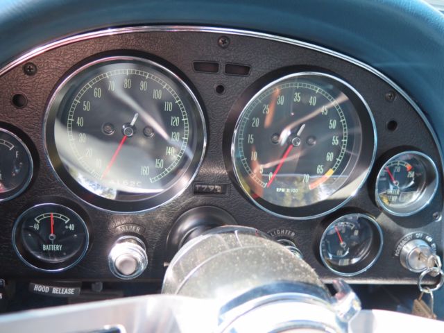 1967 Marina Blue Chevrolet Corvette Convertible