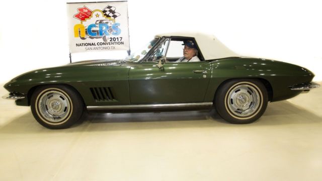 1967 Green Chevrolet Corvette Convertible