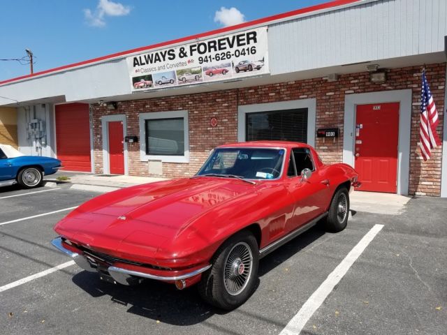 1967 Red Chevrolet Corvette Coupe