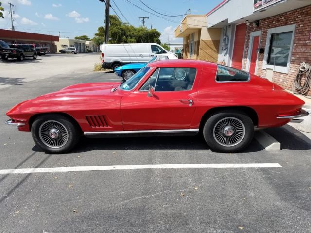 1967 Red Chevrolet Corvette Coupe