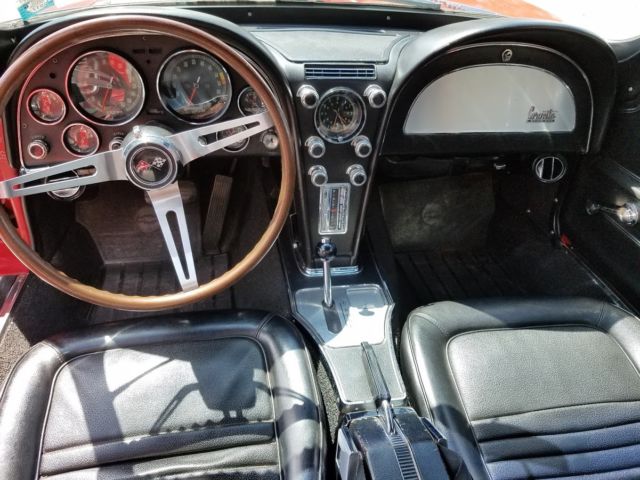 1967 Red Chevrolet Corvette Coupe