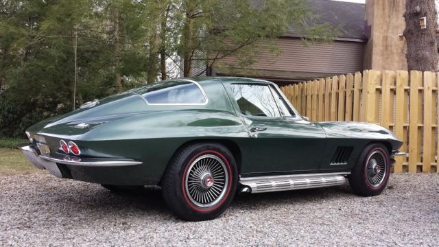 1967 Green Chevrolet Corvette Coupe