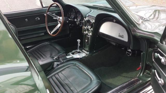 1967 Green Chevrolet Corvette Coupe