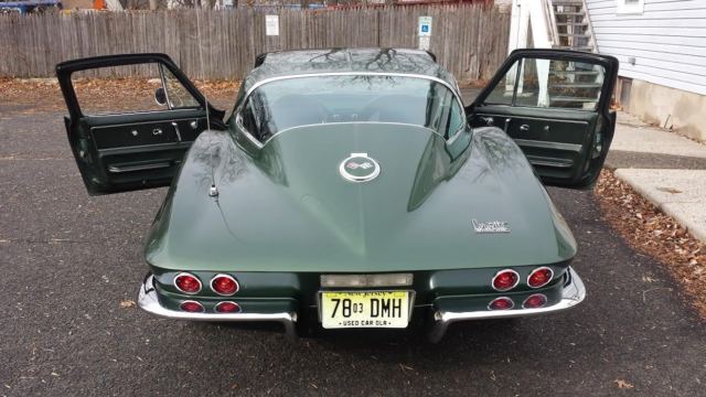 1967 Green Chevrolet Corvette Coupe