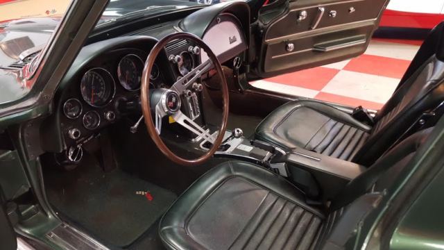 1967 Green Chevrolet Corvette Coupe