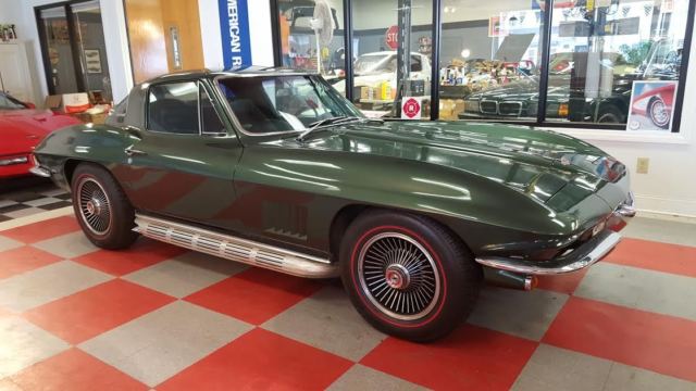 1967 Green Chevrolet Corvette Coupe