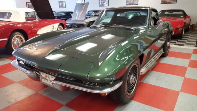 1967 Green Chevrolet Corvette Coupe