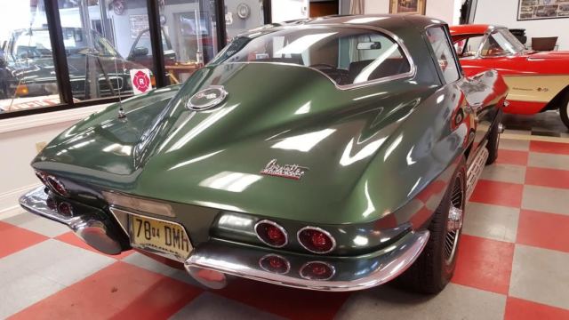 1967 Green Chevrolet Corvette Coupe