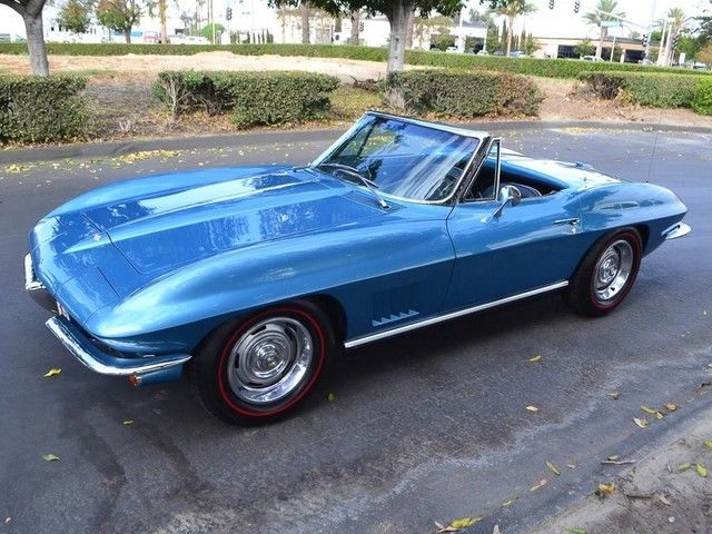1967 Blue Chevrolet Corvette Convertible