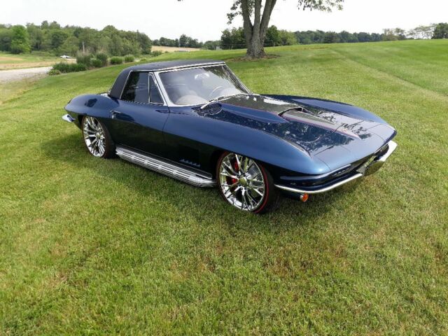 1967 Blue Chevrolet Corvette Convertible