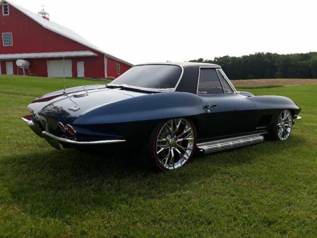 1967 Blue Chevrolet Corvette Convertible