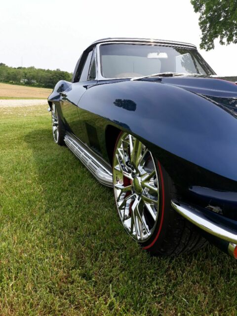 1967 Blue Chevrolet Corvette Convertible
