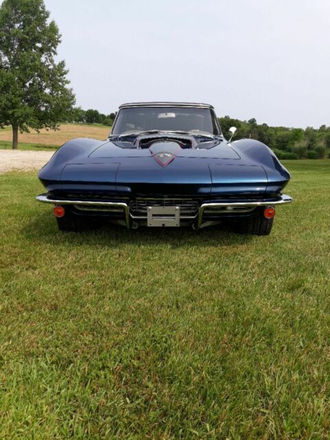 1967 Blue Chevrolet Corvette Convertible