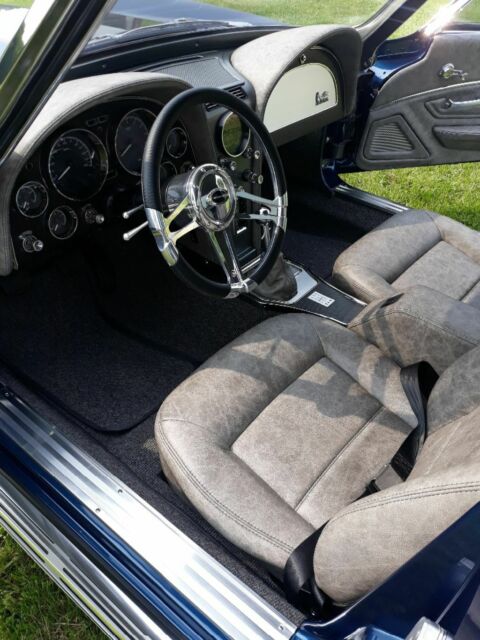 1967 Blue Chevrolet Corvette Convertible