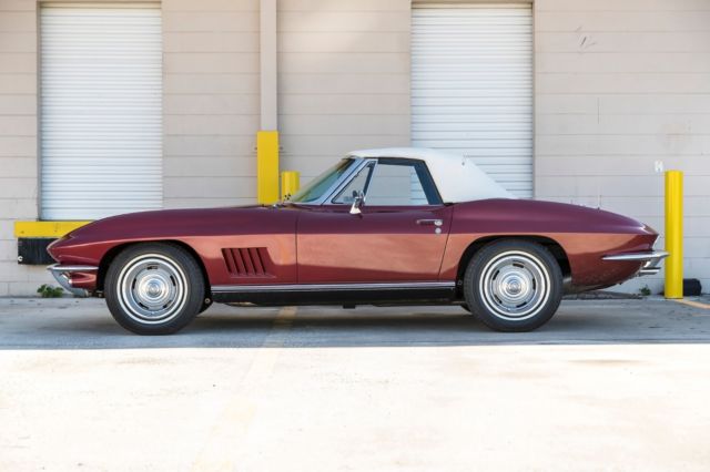 1967 Red Chevrolet Corvette Convertible