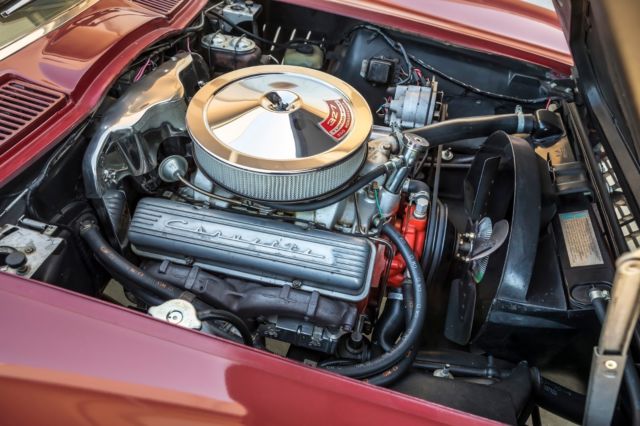 1967 Red Chevrolet Corvette Convertible