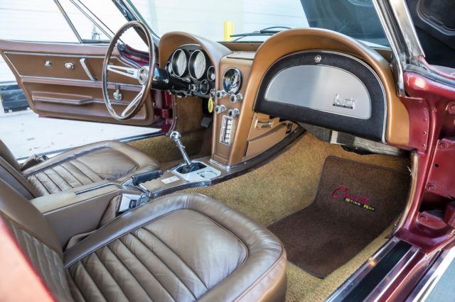 1967 Red Chevrolet Corvette Convertible
