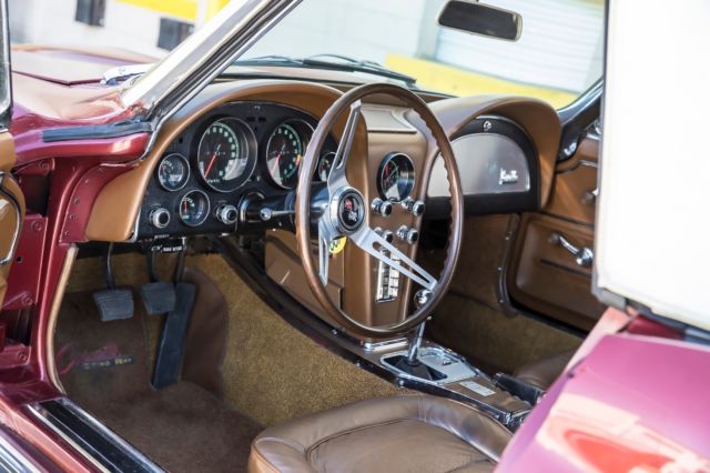 1967 Red Chevrolet Corvette Convertible