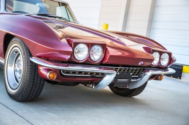 1967 Red Chevrolet Corvette Convertible
