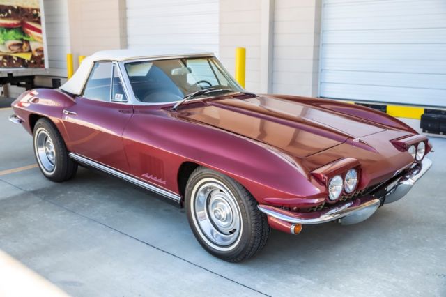 1967 Red Chevrolet Corvette Convertible