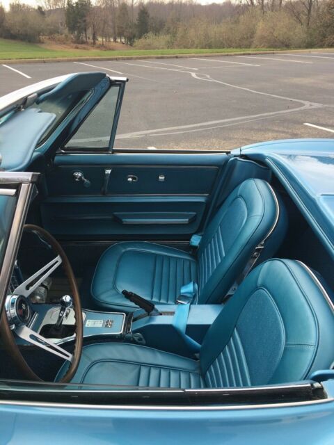 1967 Blue Chevrolet Corvette Convertible