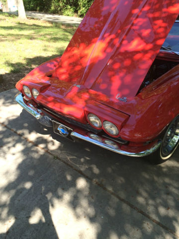 1967 Red Chevrolet Corvette Convertible