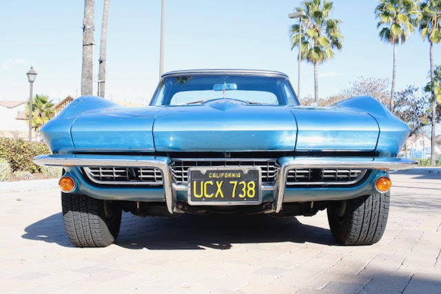 1967 Blue Chevrolet Corvette