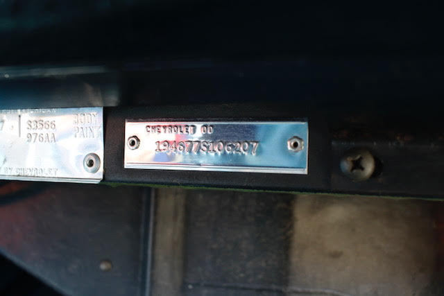 1967 Blue Chevrolet Corvette