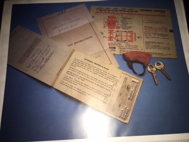 1967 Blue Chevrolet Corvette