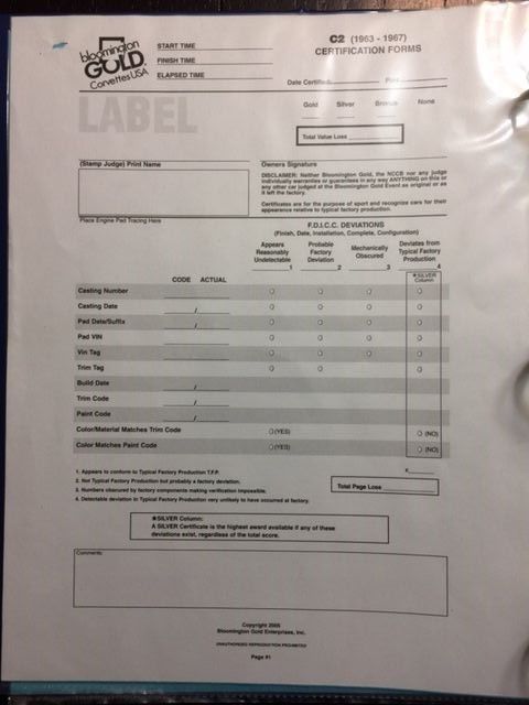 1967 Blue Chevrolet Corvette